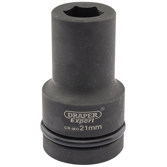 Draper Expert HI-TORQ® ; 6 Point Deep Impact Socket, 1" Sq. Dr., 21mm DRA-05136