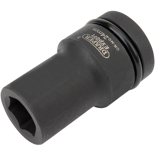 Draper Expert HI-TORQ® ; 6 Point Deep Impact Socket, 1" Sq. Dr., 24mm DRA-05139