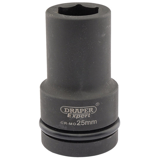 Draper Expert HI-TORQ® ; 6 Point Deep Impact Socket, 1" Sq. Dr., 25mm DRA-05140