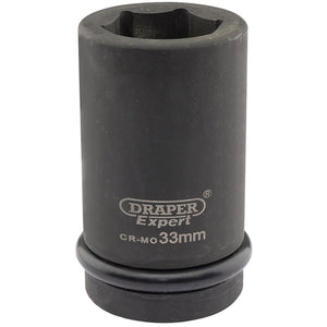 Draper Expert HI-TORQ® ; 6 Point Deep Impact Socket, 1" Sq. Dr., 33mm DRA-05147