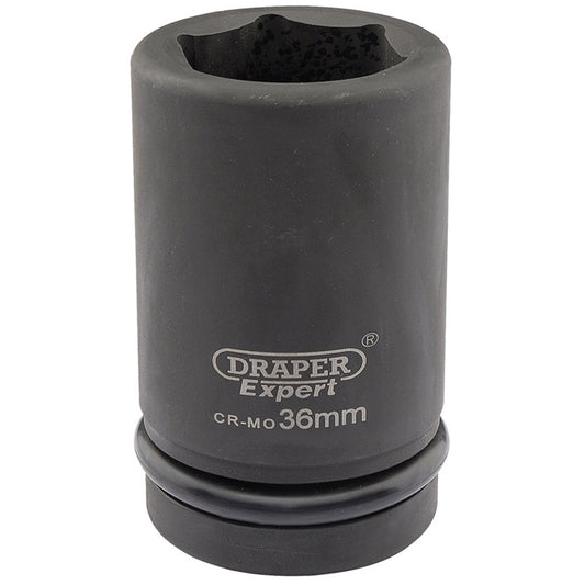 Draper Expert HI-TORQ® ; 6 Point Deep Impact Socket, 1" Sq. Dr., 36mm DRA-05150