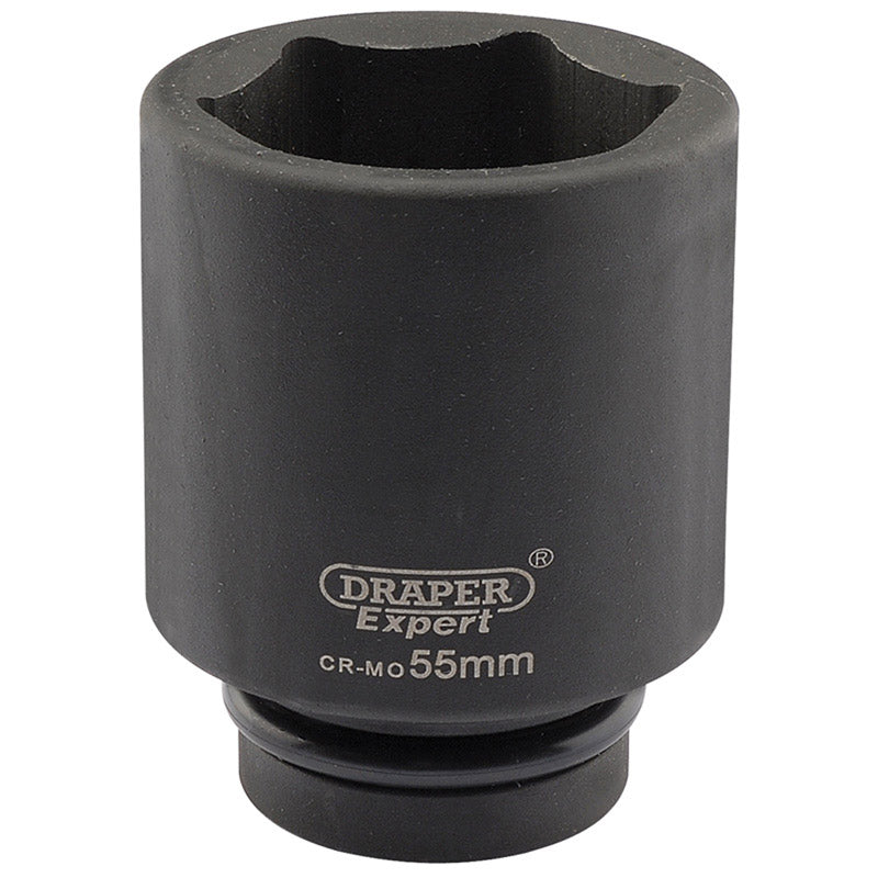 Draper Expert HI-TORQ® ; 6 Point Deep Impact Socket, 1" Sq. Dr., 55mm DRA-05156