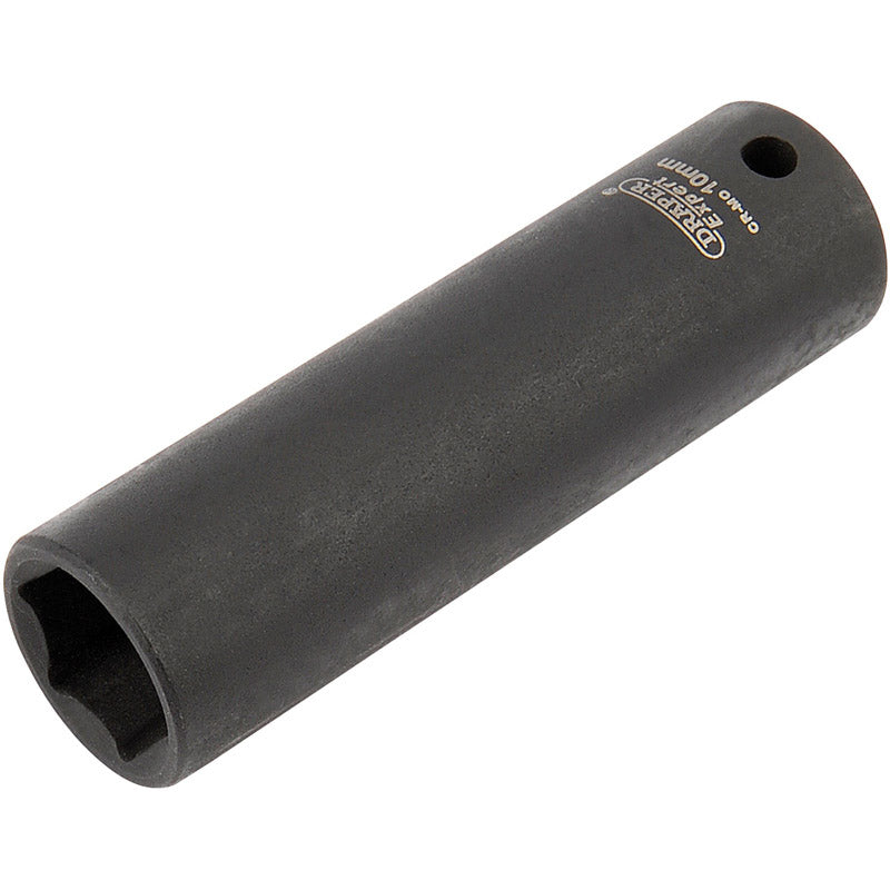 Draper Expert HI-TORQ® ; 6 Point Deep Impact Socket, 1/4" Sq. Dr., 10mm DRA-05188