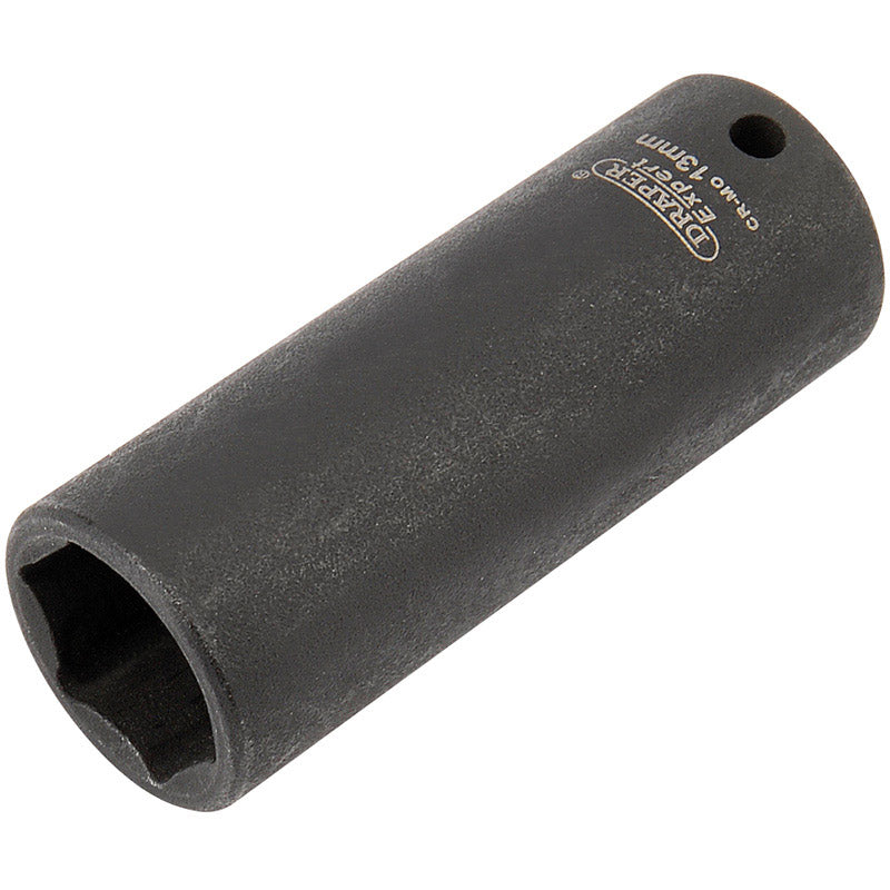 Draper Expert HI-TORQ® ; 6 Point Deep Impact Socket, 1/4" Sq. Dr., 13mm DRA-05191