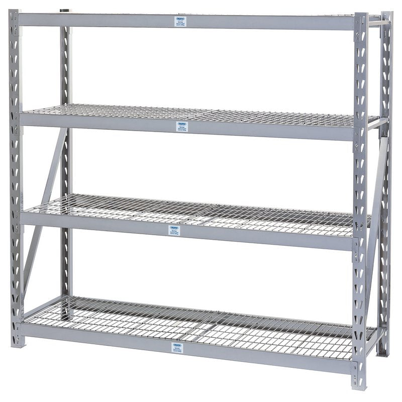 Draper Expert Heavy Duty Steel 4 Shelving Unit, 1959 x 610 x 1830mm DRA-05227