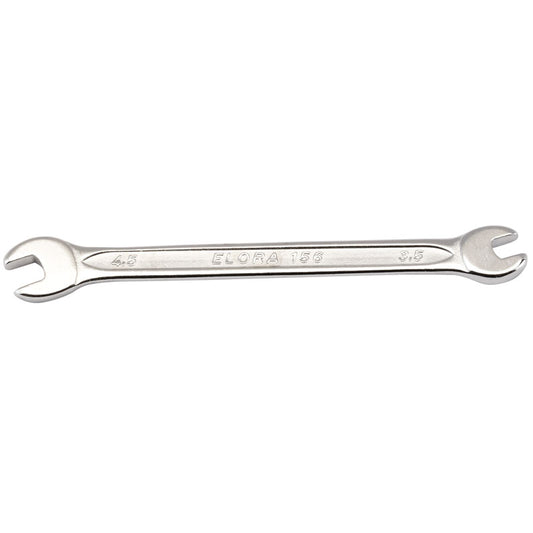 Elora Midget Metric Double Open End Spanner, 3.5 x 4.5mm DRA-05335