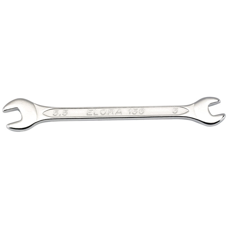 Elora Midget Metric Double Open End Spanner, 5 x 5.5mm DRA-05369