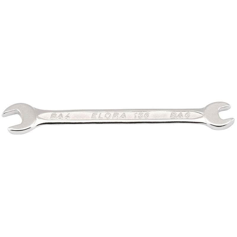 Elora Midget Metric Double Open End Spanner, 4 x 6mm DRA-05377