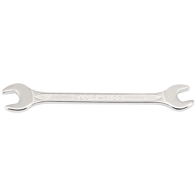 Elora Midget Metric Double Open End Spanner, 6 x 7mm DRA-05385