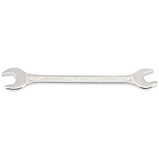 Elora Midget Metric Double Open End Spanner, 6 x 7mm DRA-05385