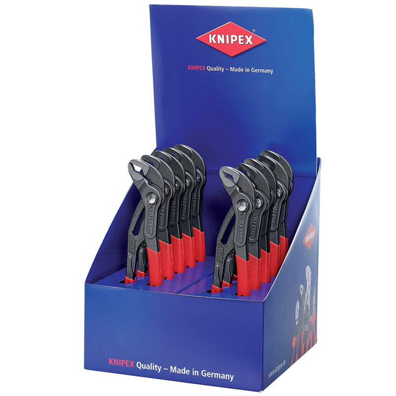 Knipex Cobra Countertop Display of Waterpump Pliers, 10 x 250mm DRA-05769