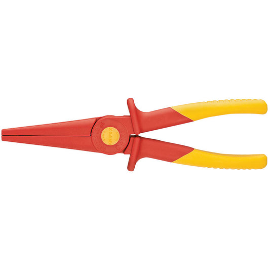 Knipex Fully Insulated 'S' Range Soft Grip Long Nose Pliers, 220mm DRA-06083
