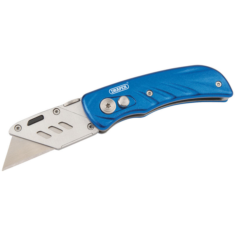 Draper Folding Trimming Knife with Belt Clip DRA-06866