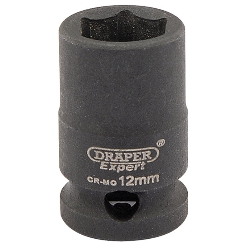 Draper Expert HI-TORQ® ; 6 Point Impact Socket, 3/8" Sq. Dr., 12mm DRA-06871