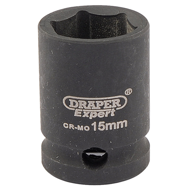 Draper Expert HI-TORQ® ; 6 Point Impact Socket, 3/8" Sq. Dr., 15mm DRA-06875