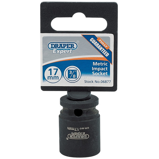 Draper Expert HI-TORQ® ; 6 Point Impact Socket, 3/8" Sq. Dr., 17mm DRA-06877