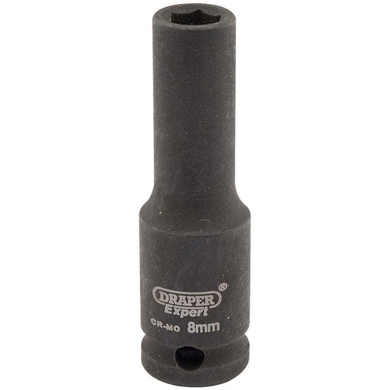 Draper Expert HI-TORQ® ; 6 Point Deep Impact Socket, 3/8" Sq. Dr., 8mm DRA-06881