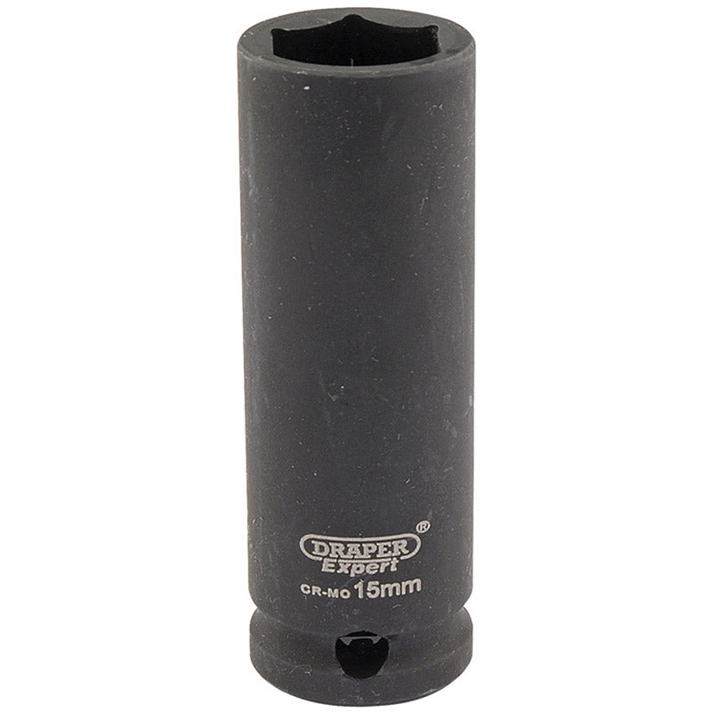 Draper Expert HI-TORQ® ; 6 Point Deep Impact Socket, 3/8" Sq. Dr., 15mm DRA-06888