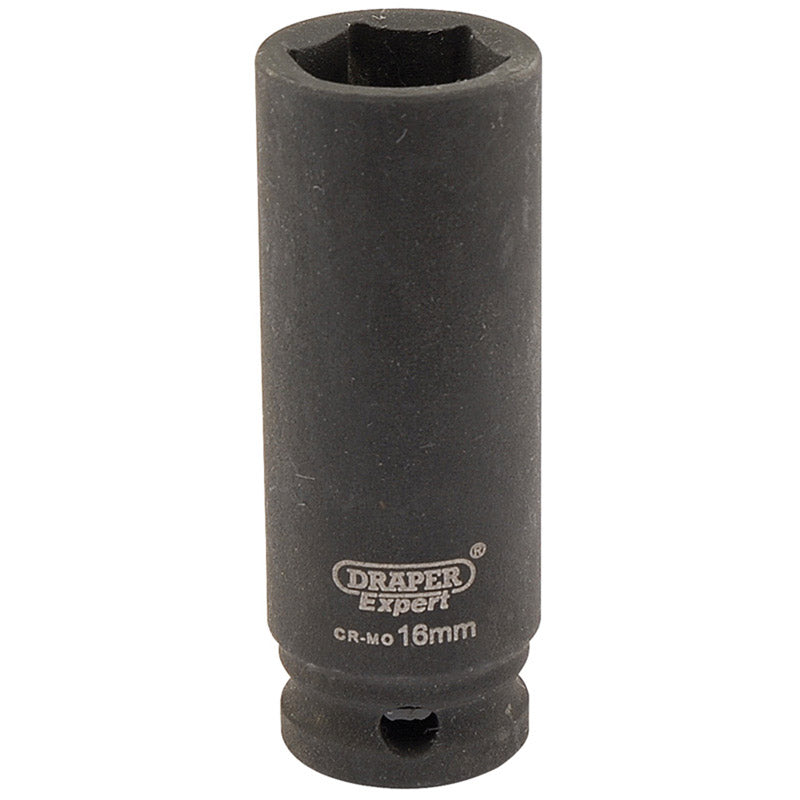 Draper Expert HI-TORQ® ; 6 Point Deep Impact Socket, 3/8" Sq. Dr., 16mm DRA-06889