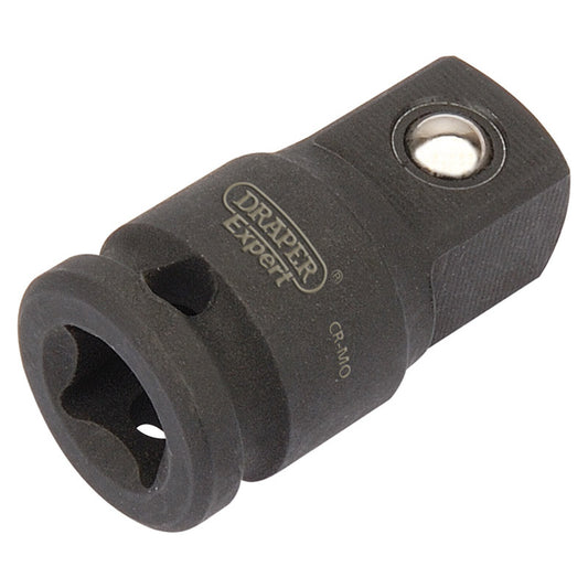 Draper Expert Impact Socket Converter, 1/4"(F) x 3/8"(M) DRA-07021