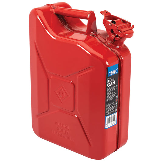 Draper Steel Fuel Can, 10L, Red DRA-07741