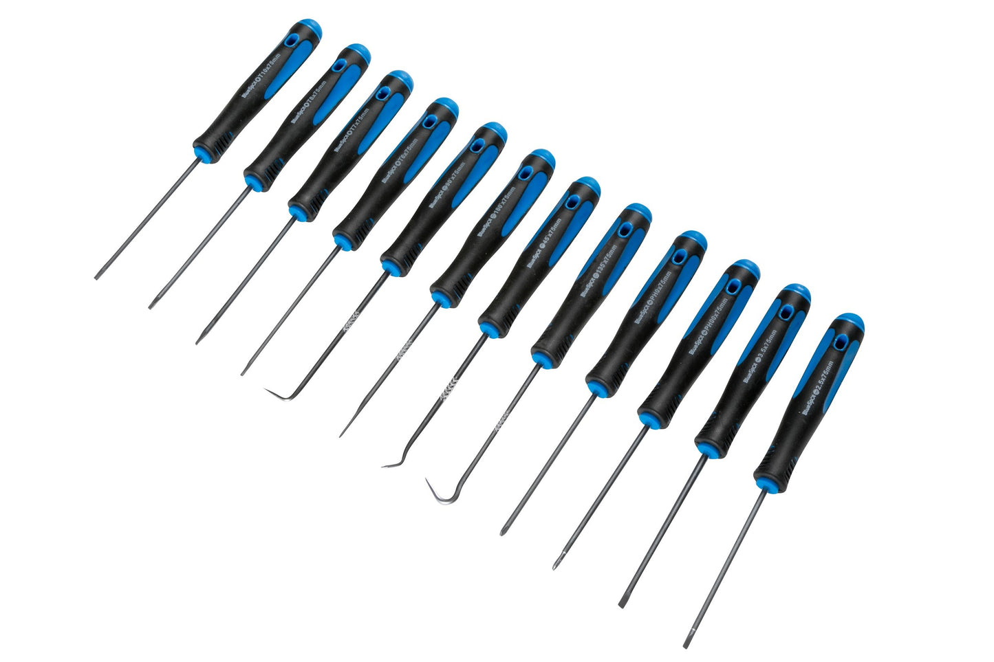 BlueSpot 12 PCE Precision Screwdriver and Pick Set  07917