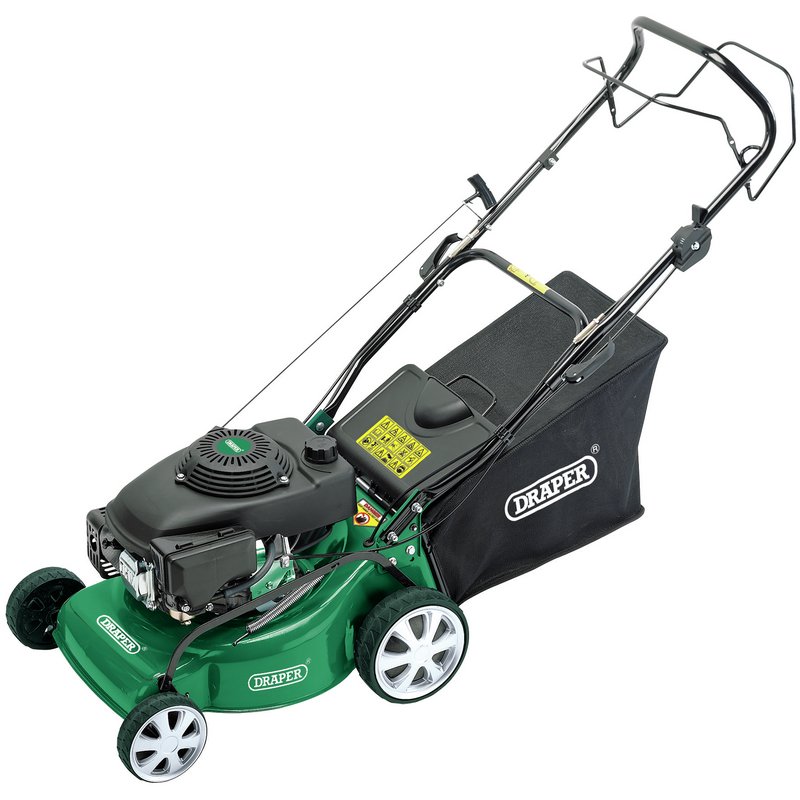 Draper 400mm Self-Propelled Petrol Lawn Mower (135cc/4HP) DRA-08400