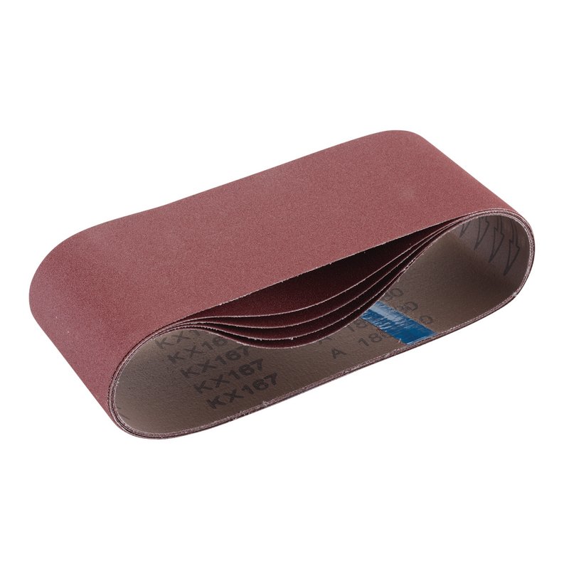 Draper Cloth Sanding Belt, 100 x 610mm, 180 Grit (Pack of 5) DRA-09257