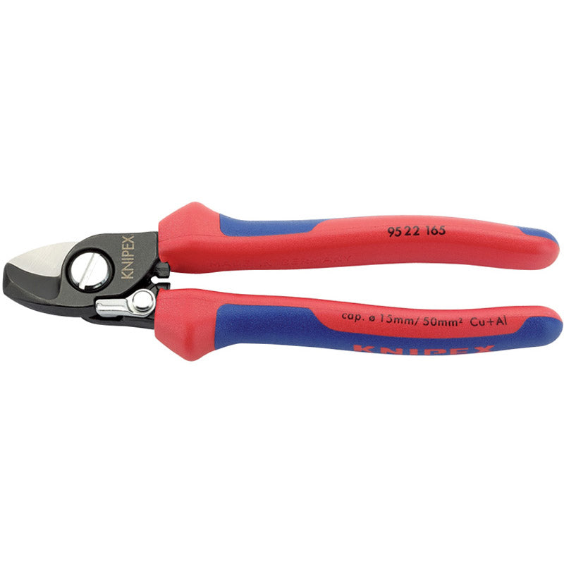 Knipex Copper or Aluminium Only Cable Shear with Sprung Heavy Duty Handles, 165mm DRA-09448