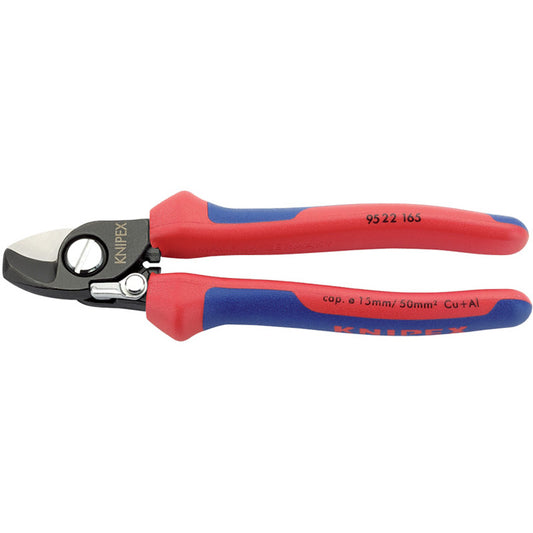 Knipex Copper or Aluminium Only Cable Shear with Sprung Heavy Duty Handles, 165mm DRA-09448