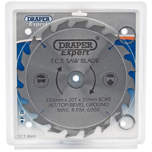 Draper Expert TCT Saw Blade, 235 x 35mm, 20T DRA-09483