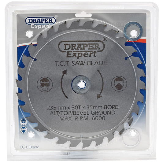 Draper Expert TCT Saw Blade, 235 x 35mm, 30T DRA-09484
