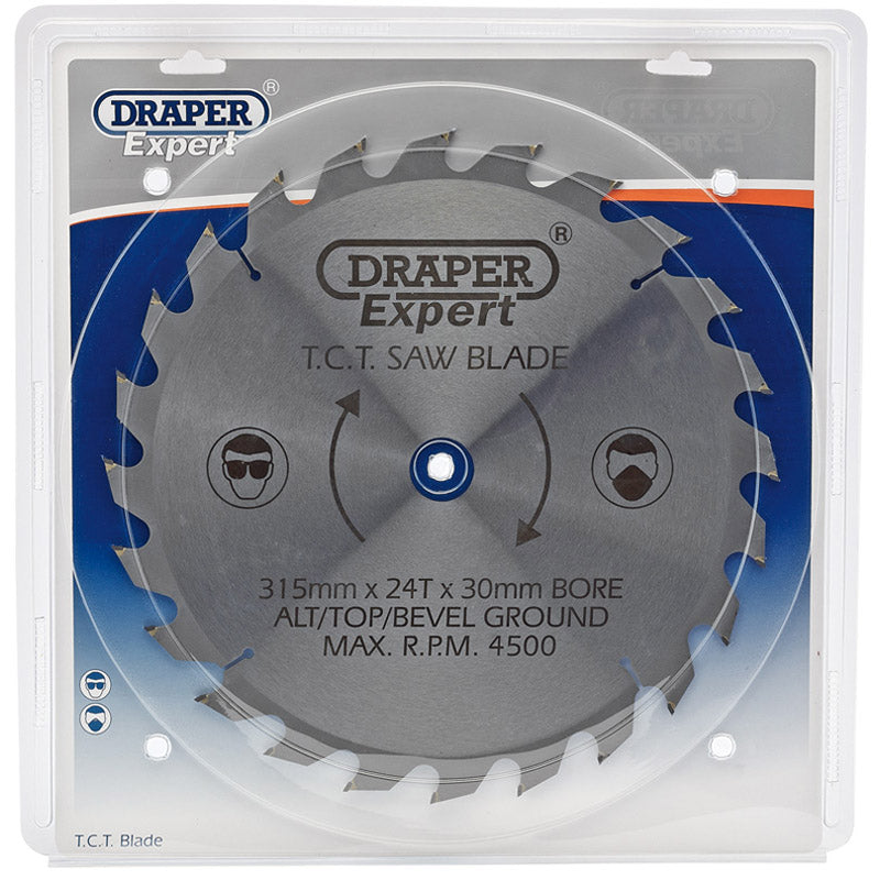 Draper Expert TCT Saw Blade, 315 x 30mm, 24T DRA-09496