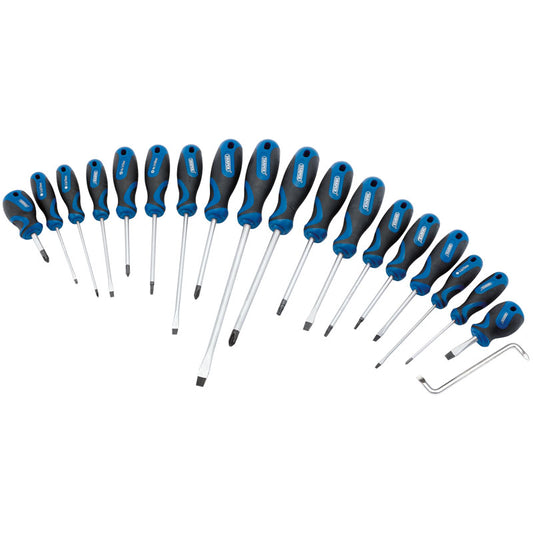 Draper Soft Grip Screwdriver Set (19 Piece) DRA-09548