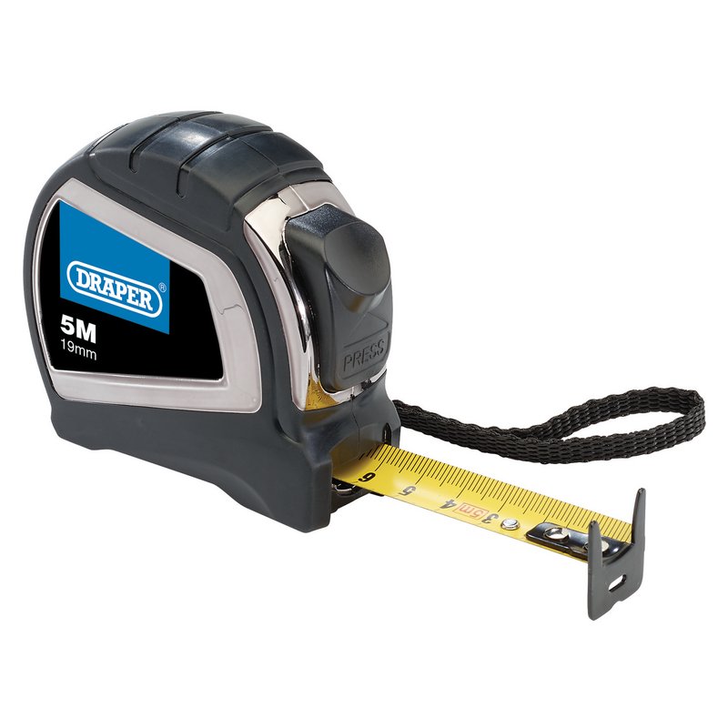 Draper Metric Measuring Tape, 5m DRA-09556