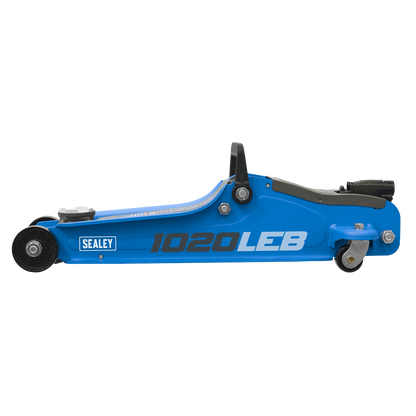 Sealey 2tonne Low Entry Short Chassis Trolley Jack - Blue 1020LEB