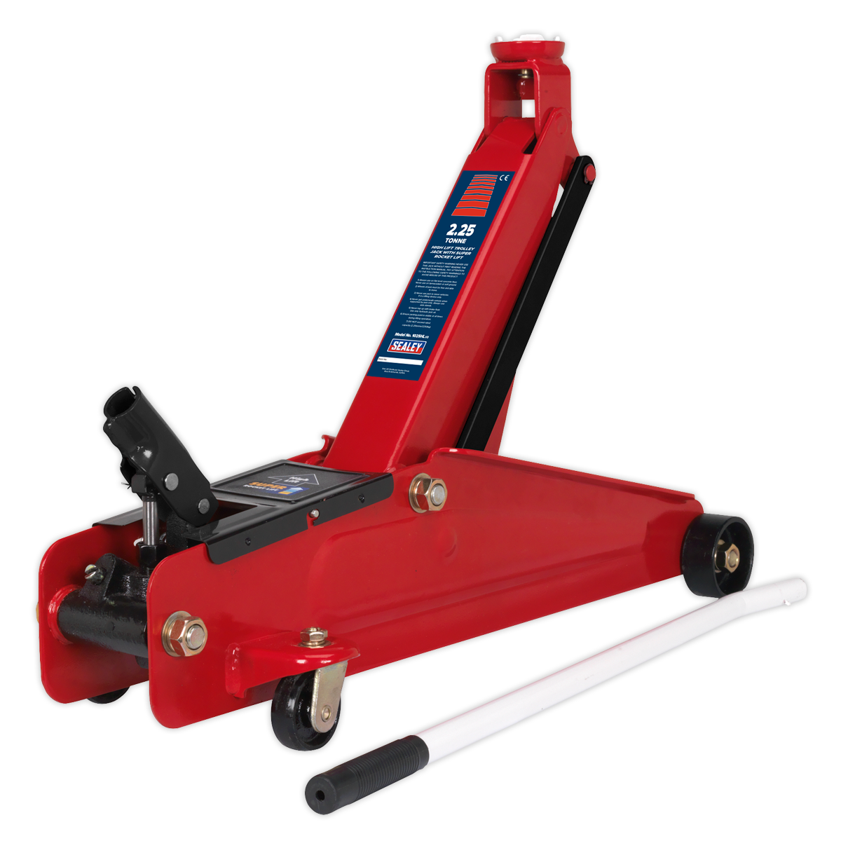 Sealey 2.25tonne High Lift SUV Trolley Jack with Super Rocket Lift 1025HL