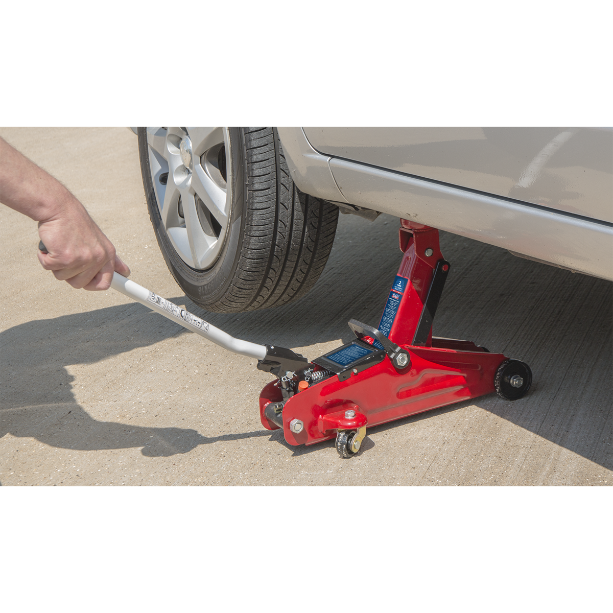 Sealey 2tonne Short Chassis Trolley Jack 1050CX