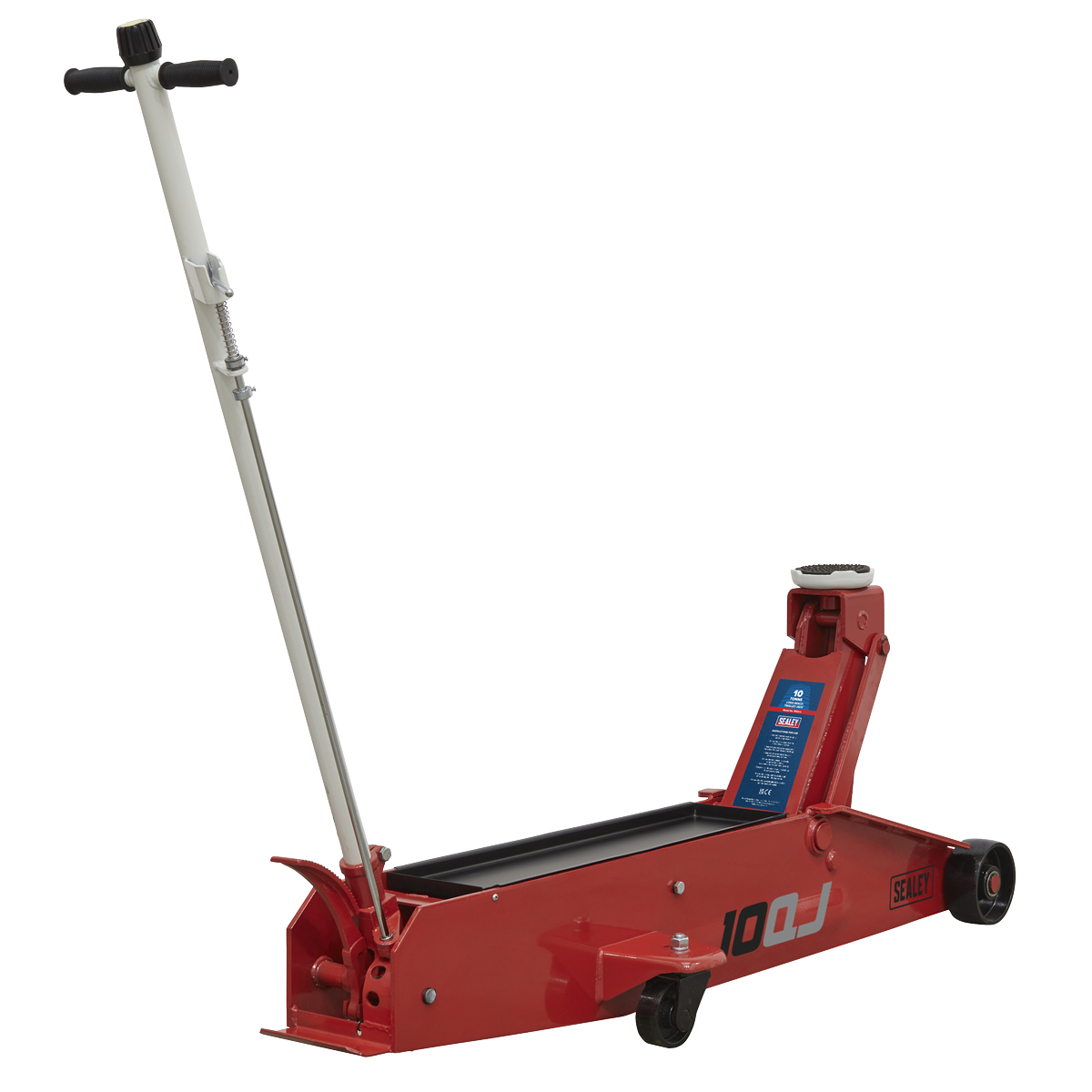 Sealey 10tonne Long Reach Trolley Jack 10QJ