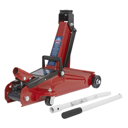 Sealey 2tonne Short Chassis Trolley Jack with Storage Case 1100CXD
