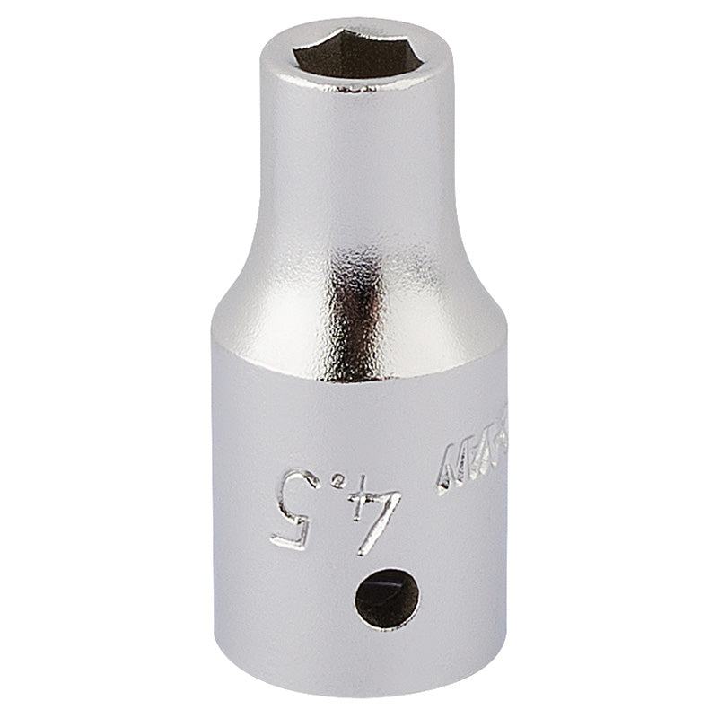 Elora Hexagon Socket, 1/4" Sq. Dr., 4.5mm DRA-11092
