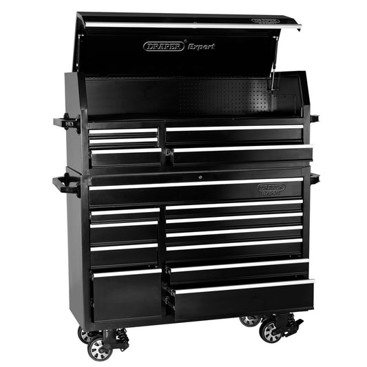 Draper Roller Tool Cabinet and Tool Chest, 16 Drawer, 56" DRA-11402