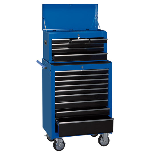 Draper Combination Roller Cabinet and Tool Chest, 15 Drawer, 26", 680 x 458 x 1322mm DRA-11533