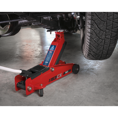 Sealey 3tonne Long Chassis Heavy-Duty Trolley Jack 1153CX