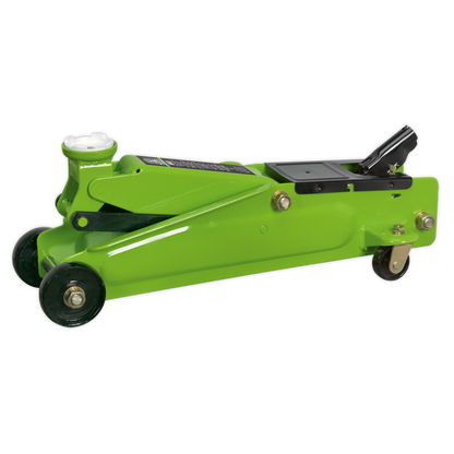 Sealey 3tonne Long Chassis Heavy-Duty Trolley Jack - Hi-Vis 1153CXHV