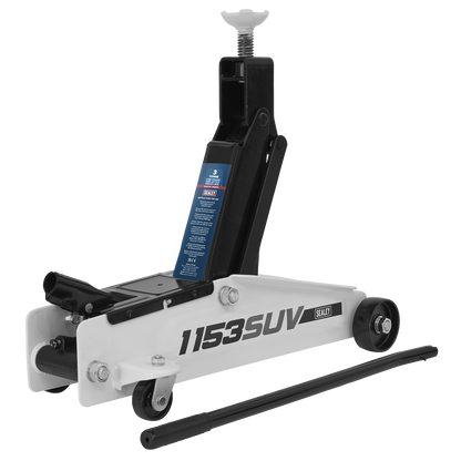 Sealey 3tonne Long Chassis High Lift SUV Trolley Jack 1153SUV
