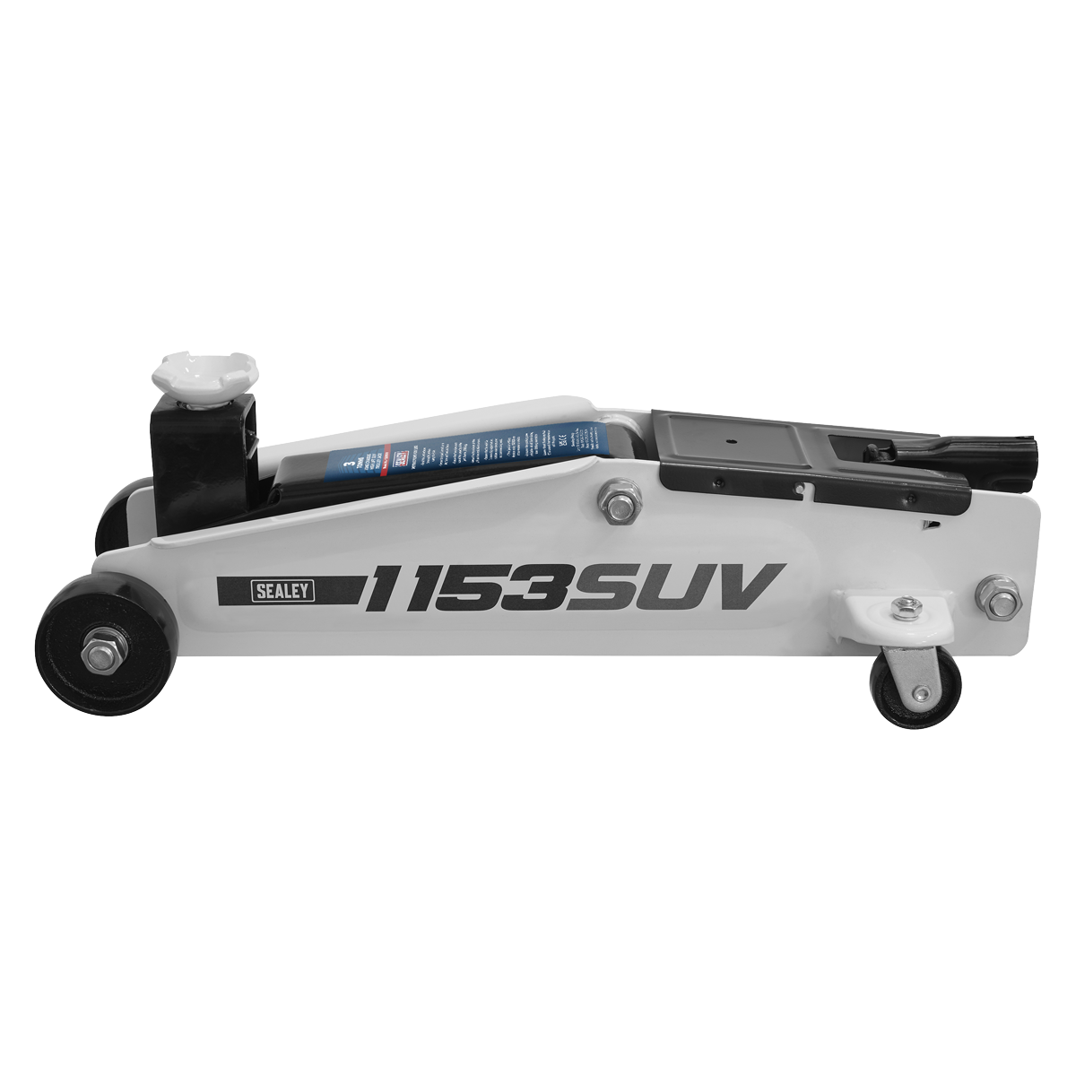 Sealey 3tonne Long Chassis High Lift SUV Trolley Jack 1153SUV