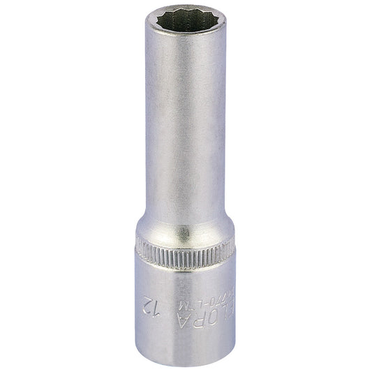 Elora Deep Bi-Hexagon Socket, 1/2" Sq. Dr., 12mm DRA-11932