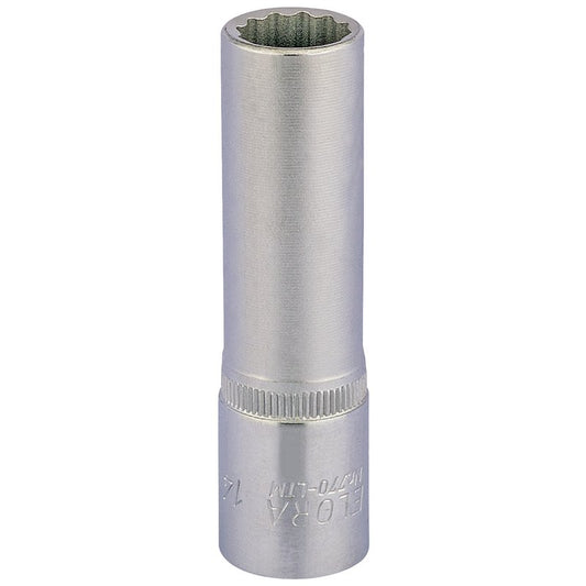 Elora Deep Bi-Hexagon Socket, 1/2" Sq. Dr., 14mm DRA-11934