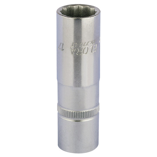Elora Deep Bi-Hexagon Socket, 1/2" Sq. Dr., 17mm DRA-11935
